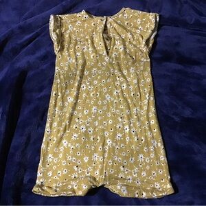 Lou Lou & Company Yellow Floral Romper